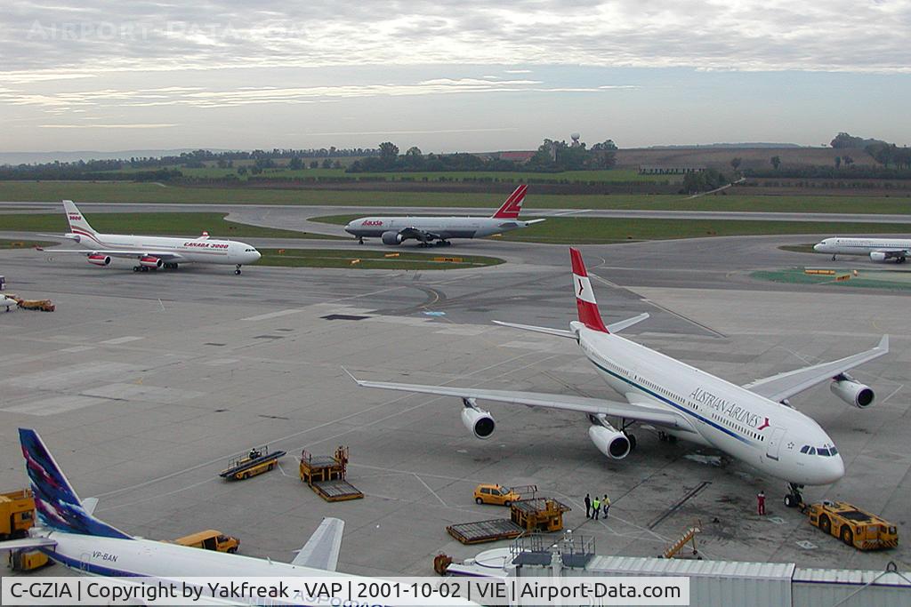 C-GZIA, 2001 Airbus A340-313 C/N 395, Canada 3000 Airbus A340-300