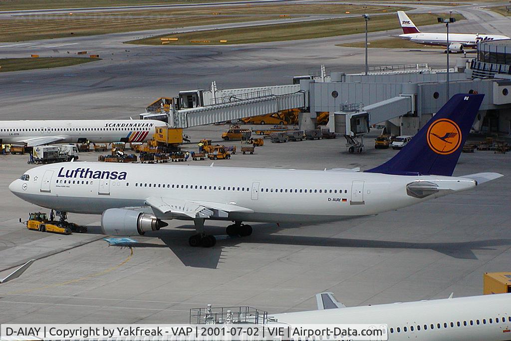 D-AIAY, 1990 Airbus A300B4-605R C/N 608, Lufthansa Airbus 300-600