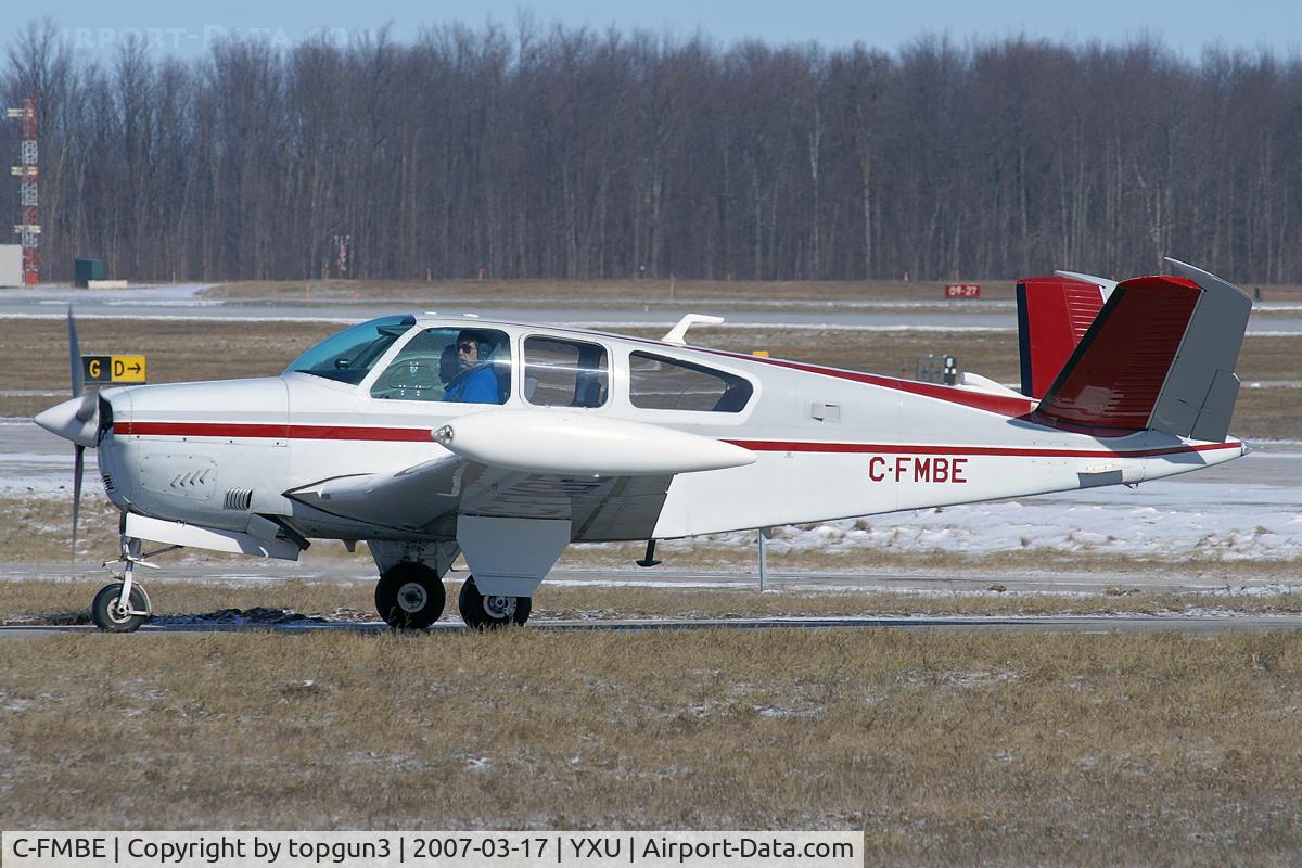 C-FMBE, 1964 Beech S35 Bonanza Bonanza C/N D-7361, taxiing on Alpha.
