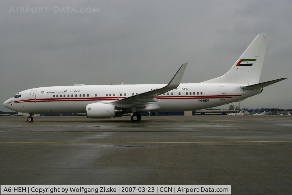 A6-HEH, 2004 Boeing 737-8AJ BBJ2 C/N 32825, visitor