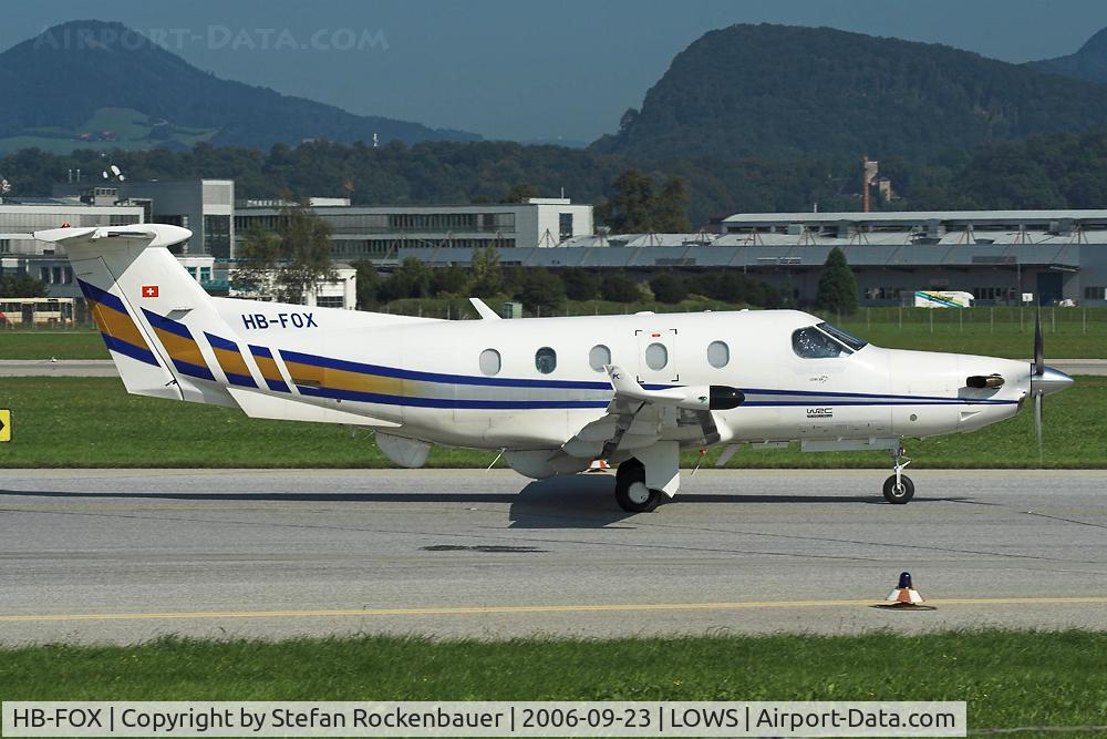 HB-FOX, 2000 Pilatus PC-12/45 C/N 334, This aircraft was used for the television transmission from helicopter to ground during UCI Road World Championships in Salzburg.