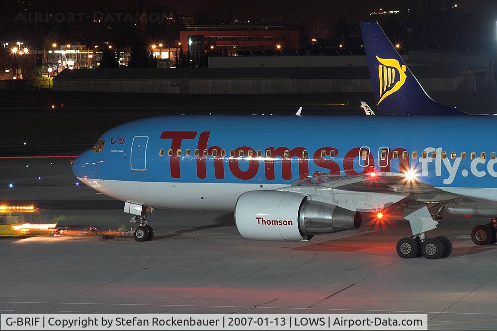 G-BRIF, 1990 Boeing 767-204/ER C/N 24736, Pushback complete