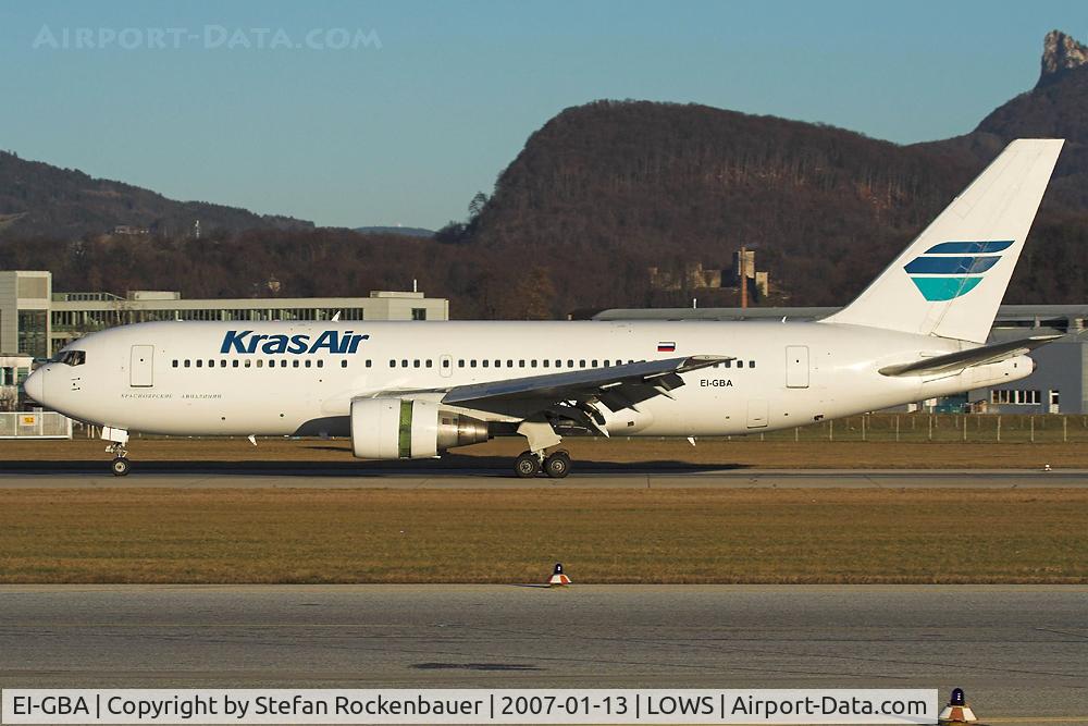 EI-GBA, 1984 Boeing 767-266/ER C/N 23180, Kras Air in nice light.