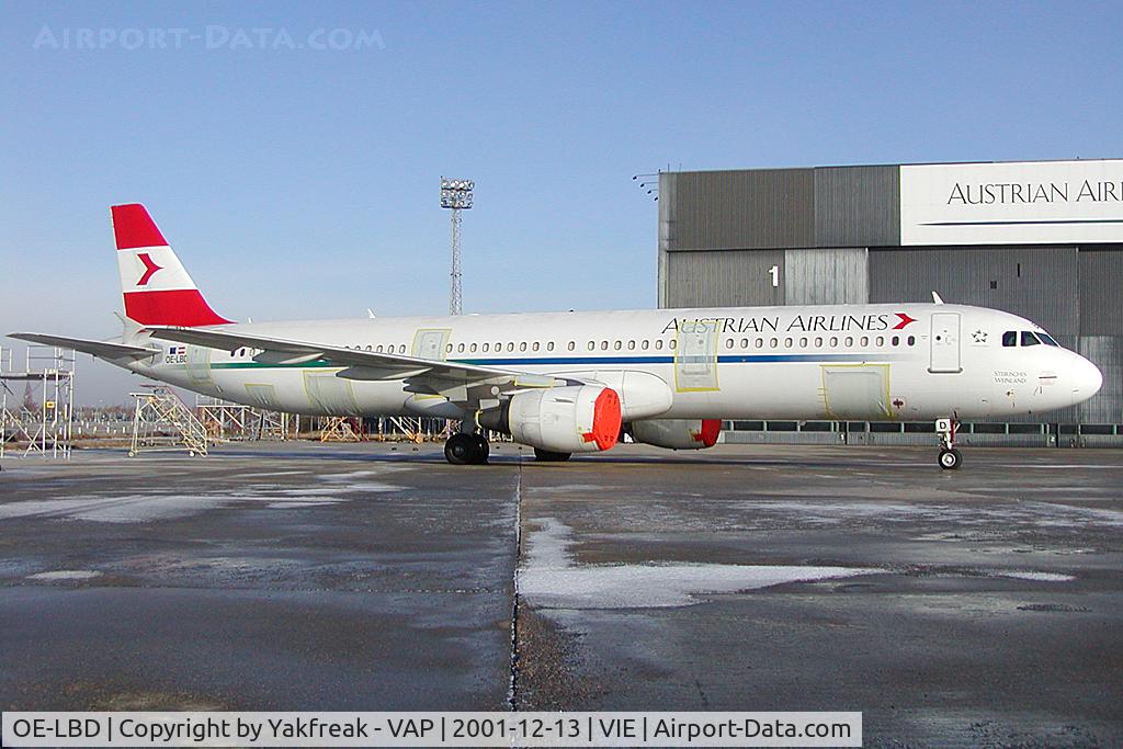 OE-LBD, 1998 Airbus A321-211 C/N 920, Austrian Airlines Airbus 321