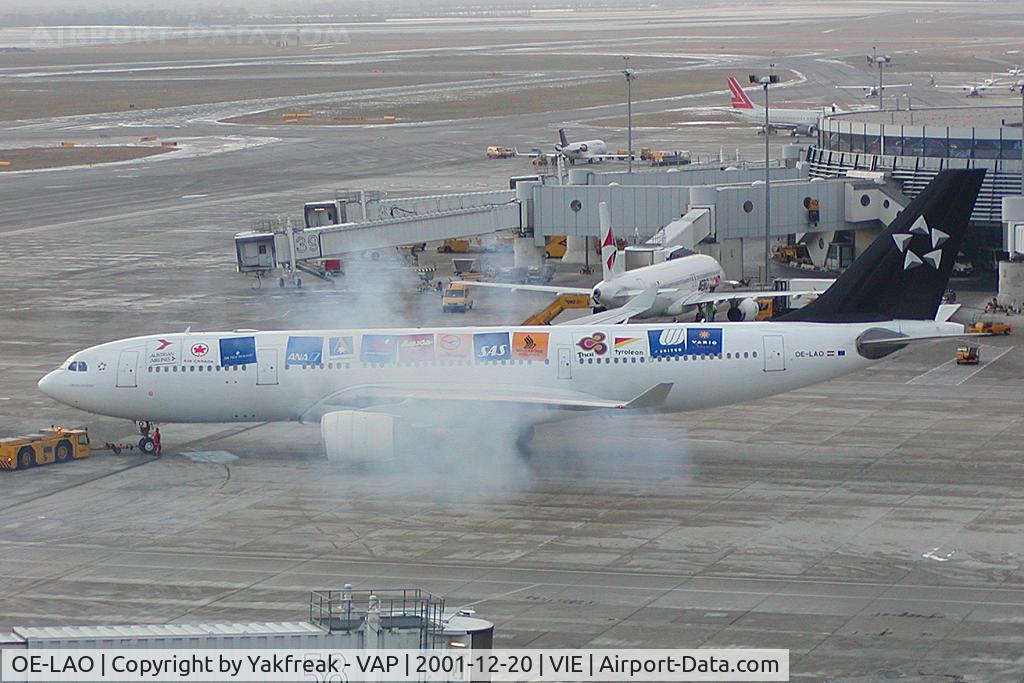 OE-LAO, 2000 Airbus A330-223 C/N 181, Austrian Airlines Airbus 330-200 in Star Alliance colors