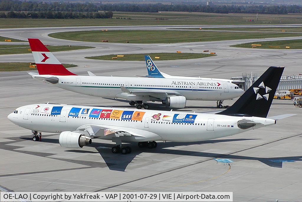 OE-LAO, 2000 Airbus A330-223 C/N 181, Austrian Airlines Airbus 330-200 in Star Alliance colors
