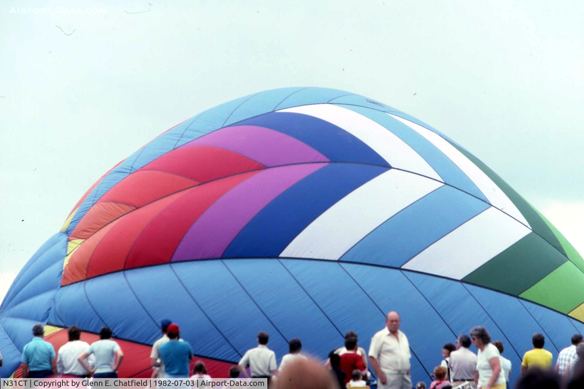 N31CT, 1981 Balloon Works FIREFLY 7 C/N 11093, Balloon Races in Aurora, IL