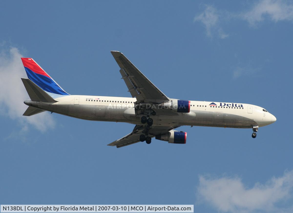 N138DL, 1991 Boeing 767-332 C/N 25409, Delta