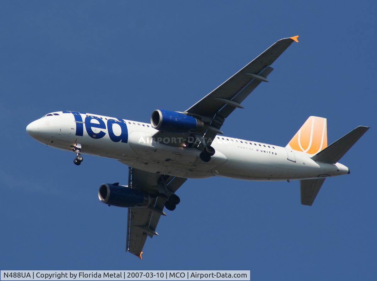 N488UA, 2001 Airbus A320-232 C/N 1680, Ted