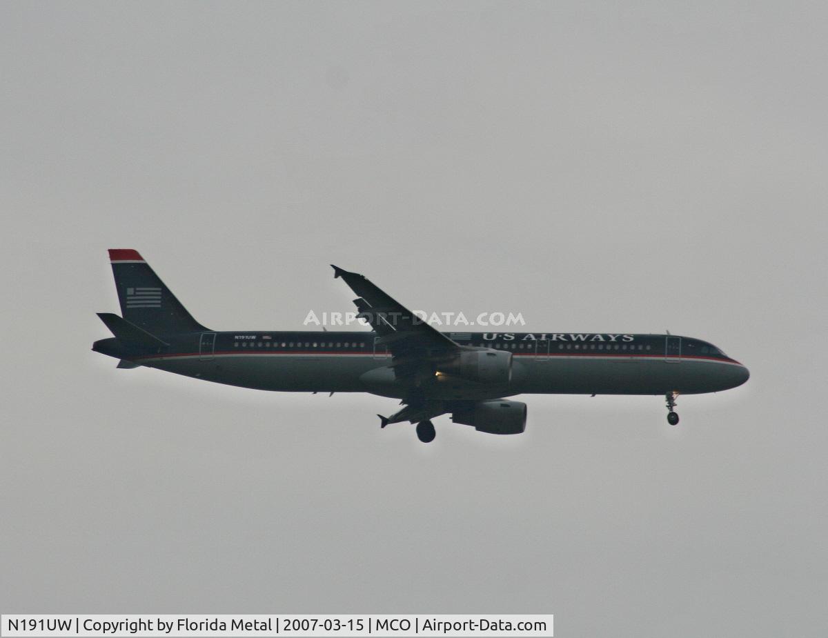 N191UW, 2001 Airbus A321-211 C/N 1447, US