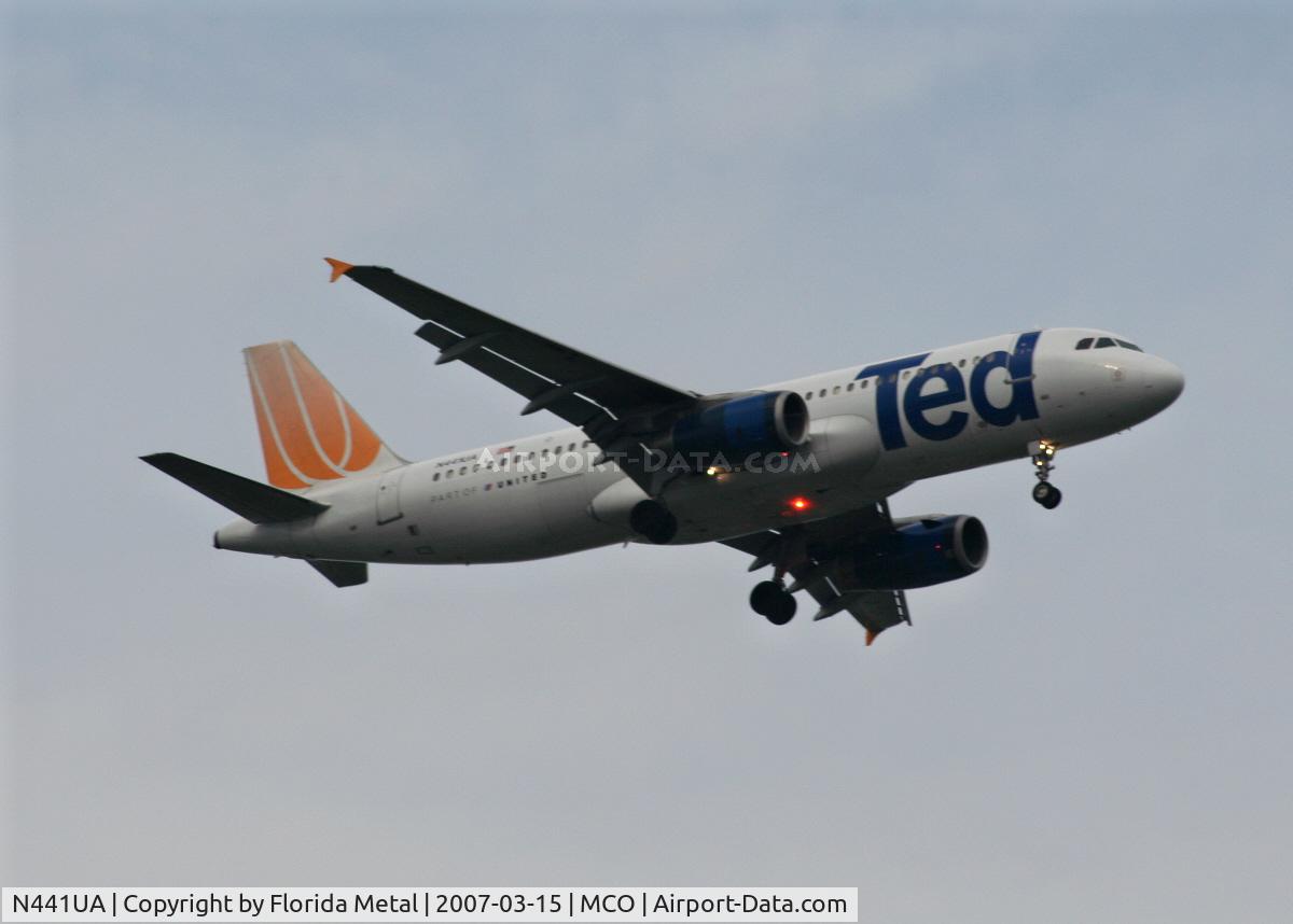 N441UA, 1997 Airbus A320-232 C/N 751, Ted