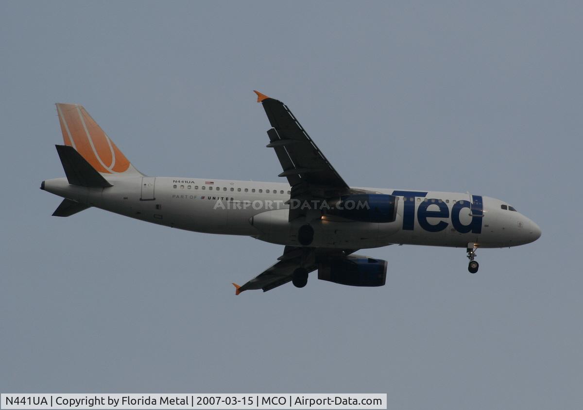 N441UA, 1997 Airbus A320-232 C/N 751, Ted