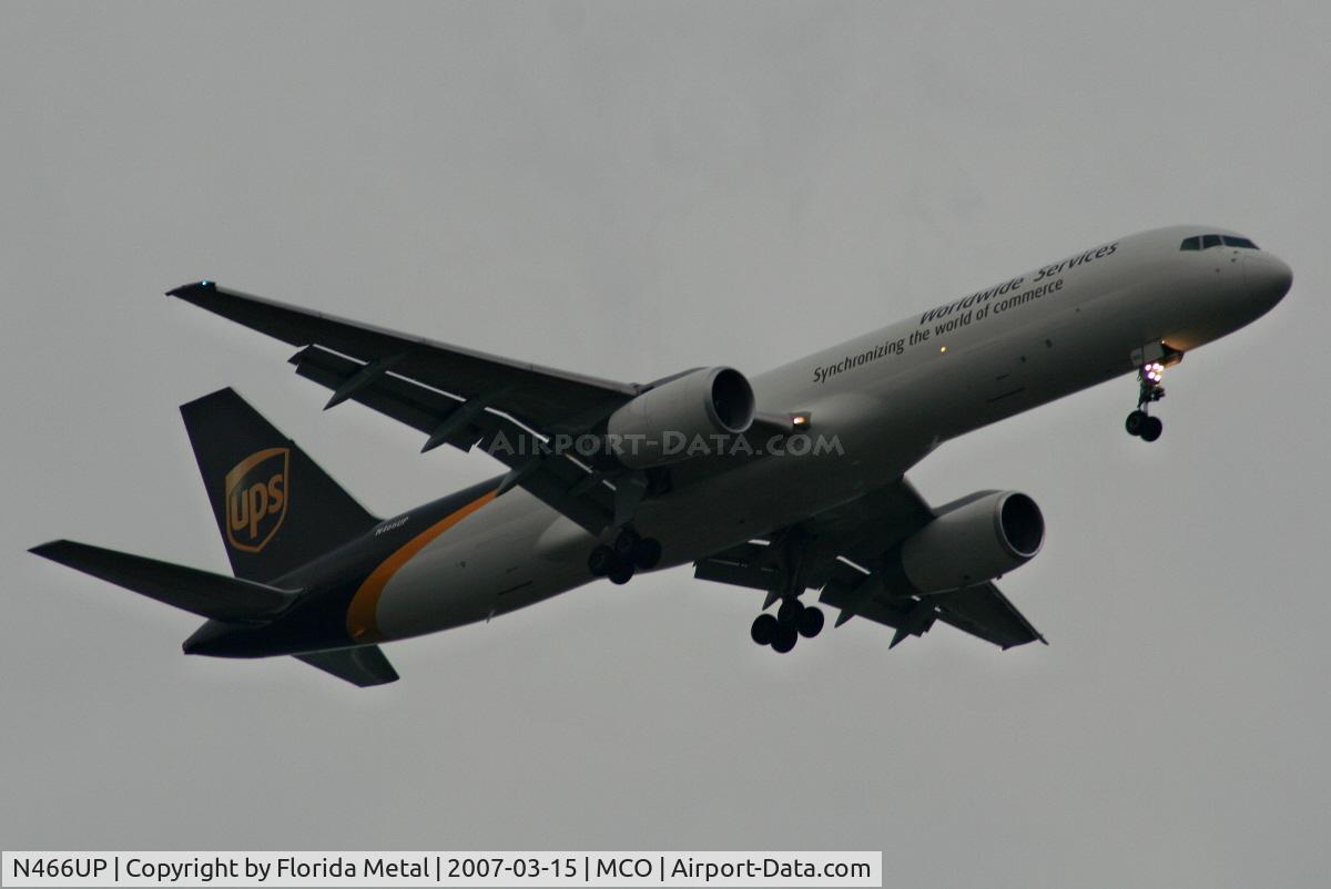 N466UP, 1997 Boeing 757-24APF C/N 25482, UPS