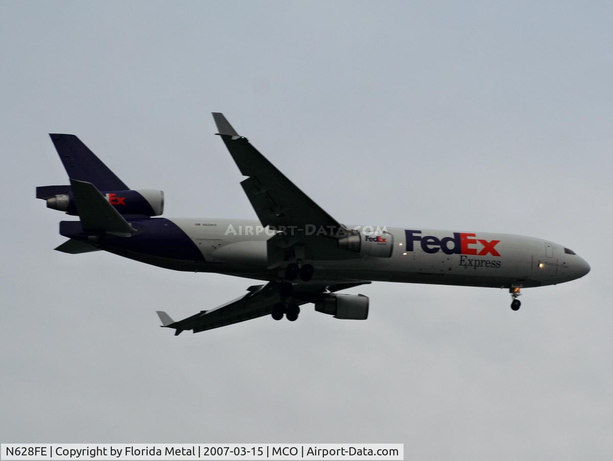 N628FE, 1991 McDonnell Douglas MD-11F C/N 48447, Fed Ex