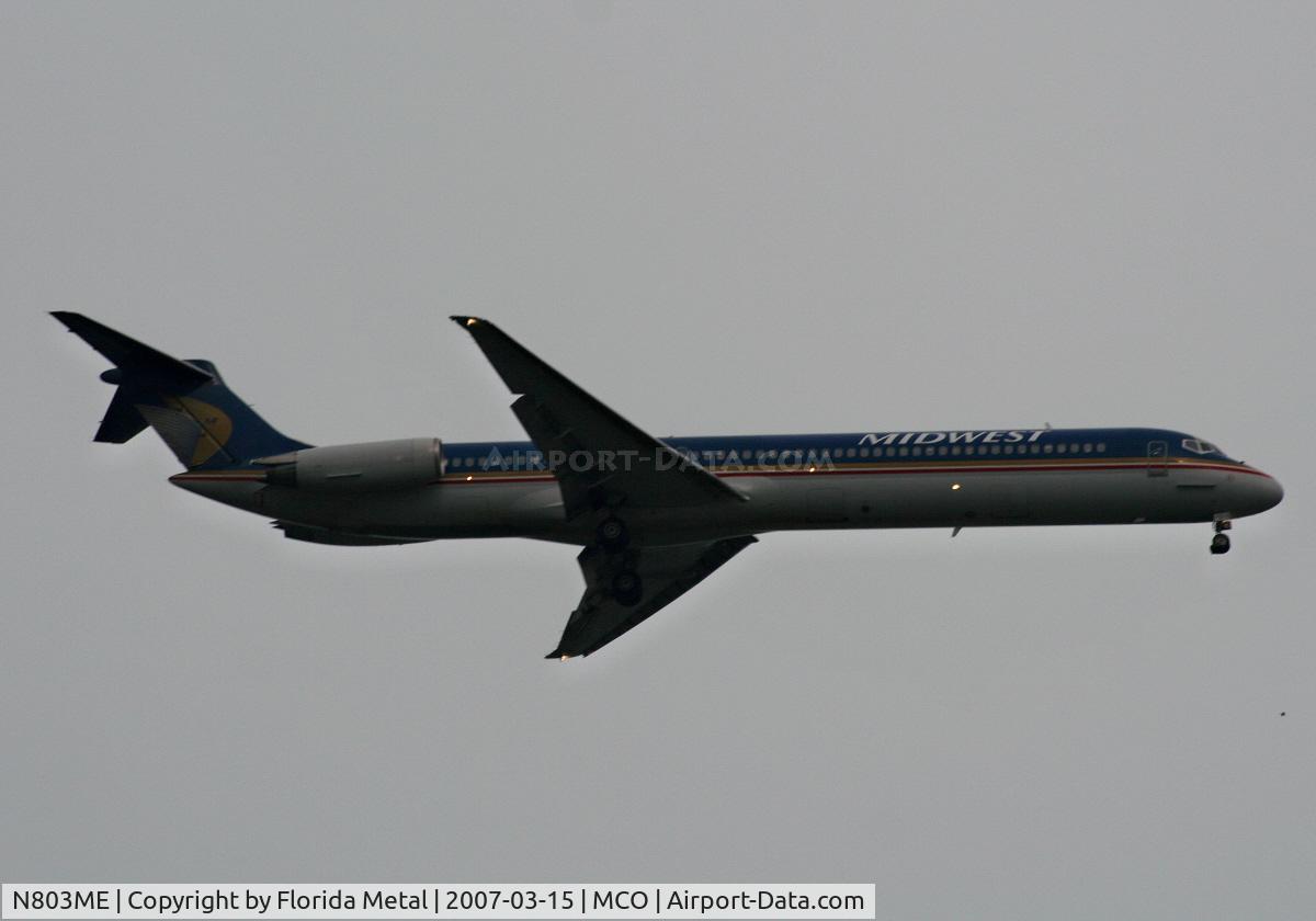 N803ME, 1980 McDonnell Douglas MD-81 (DC-9-81) C/N 48029, Midwest