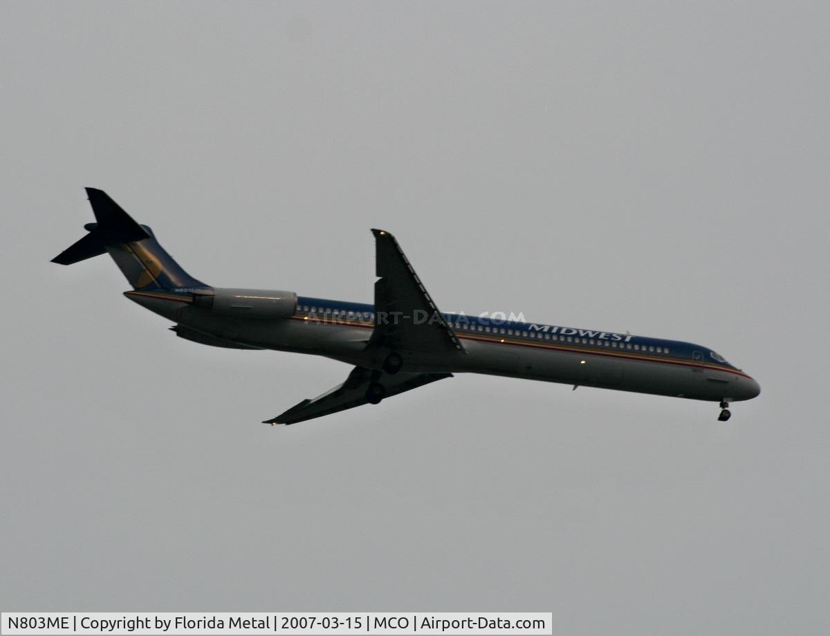 N803ME, 1980 McDonnell Douglas MD-81 (DC-9-81) C/N 48029, Midwest