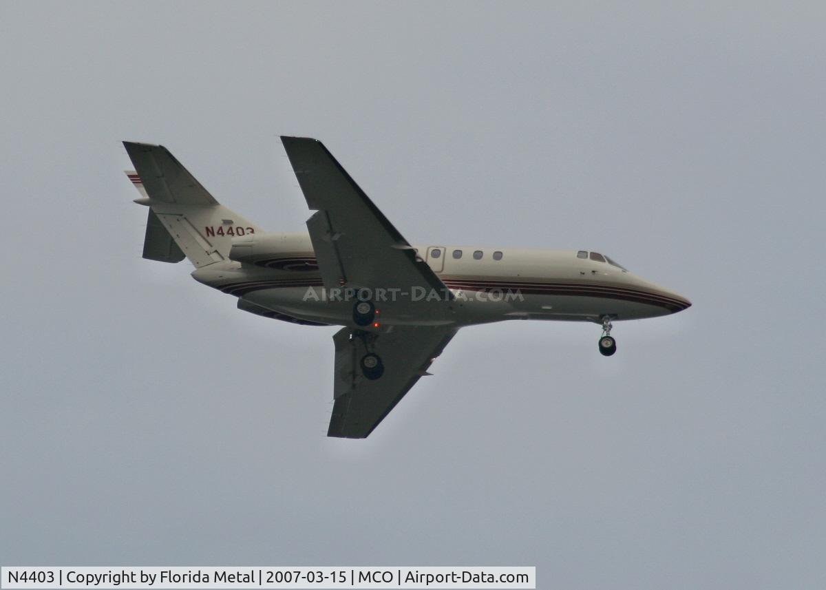 N4403, 2000 Raytheon Hawker 800XP C/N 258480, HS800