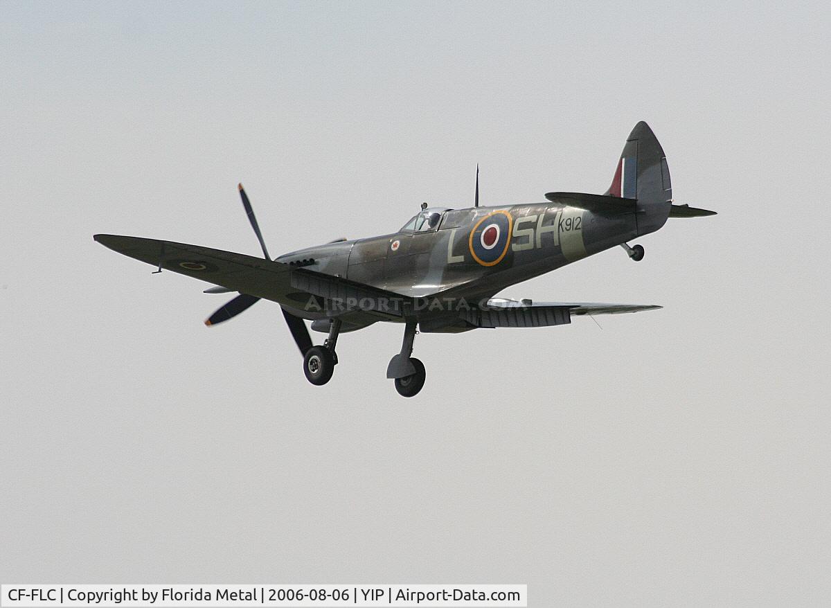 CF-FLC, 1942 Supermarine 361 Spitfire LF.IXc C/N CBAF.IX.8185, Spitfire
