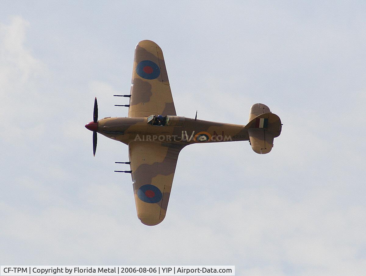CF-TPM, 1943 Hawker Hurricane IV C/N KZ321, Hurricane