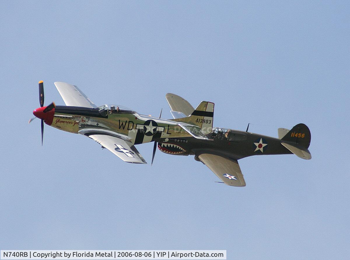 N740RB, 1944 Curtiss P-40N Warhawk C/N 33108, P-40