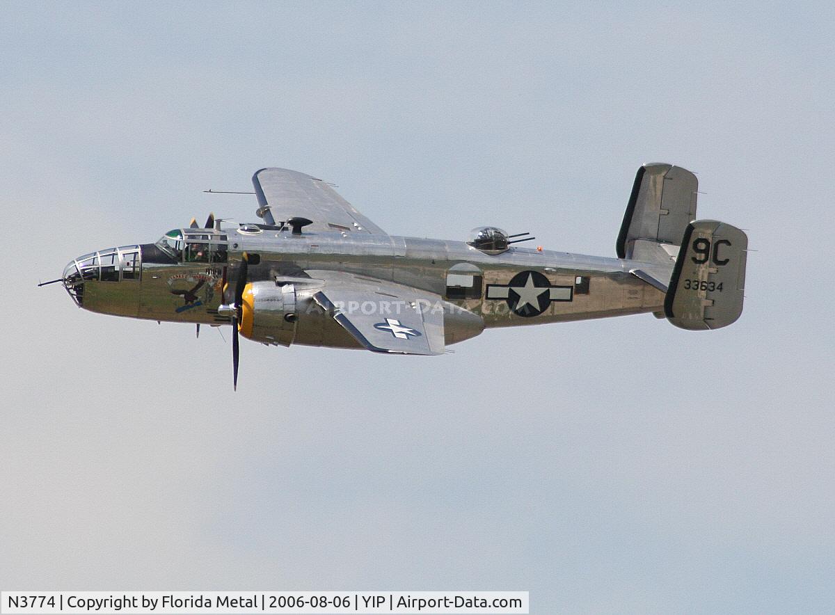 N3774, 1943 North American B-25D Mitchell C/N 100-23960, B-25