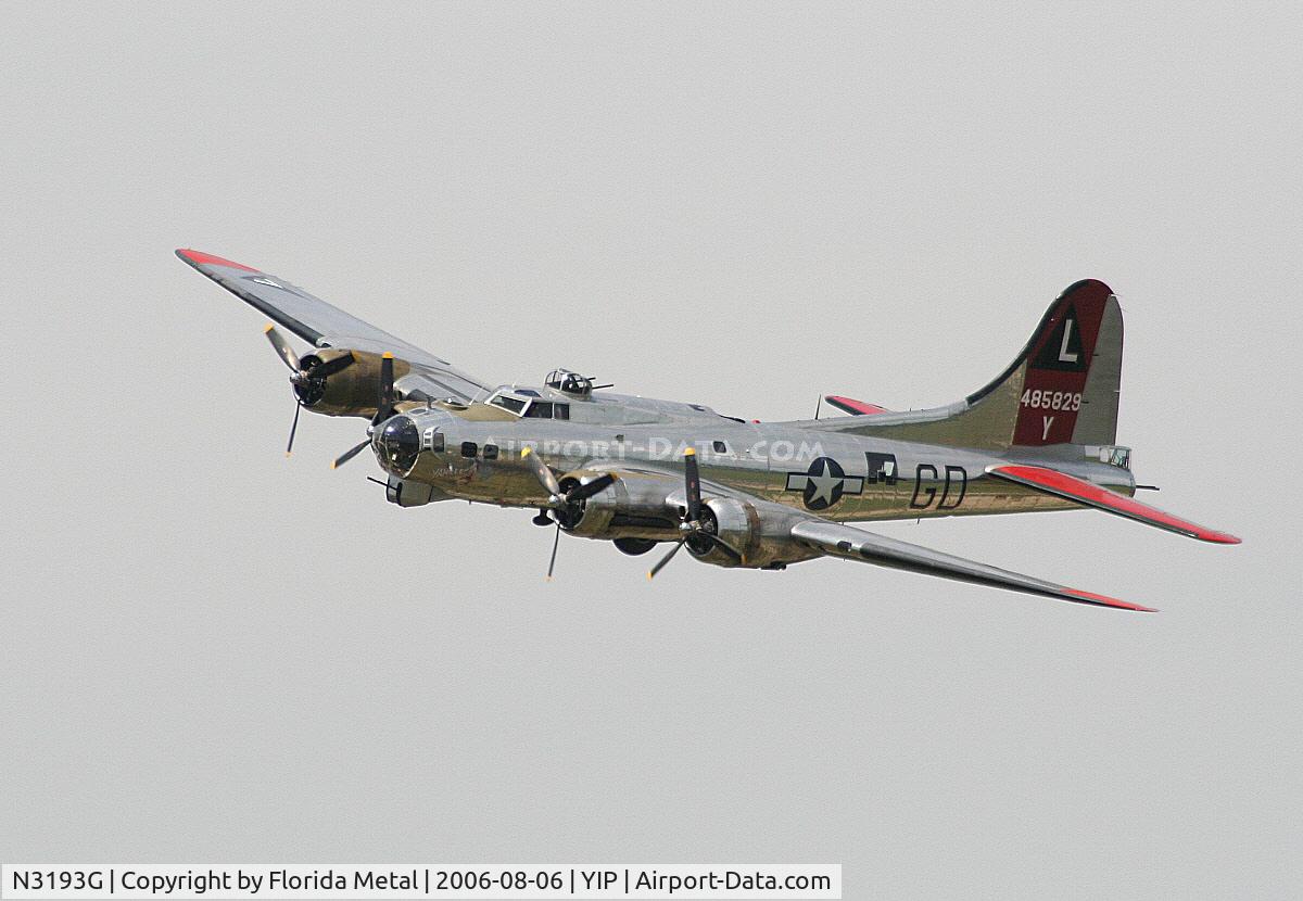 N3193G, 1944 Boeing B-17G Flying Fortress C/N 77255, B-17 Yankee Lady