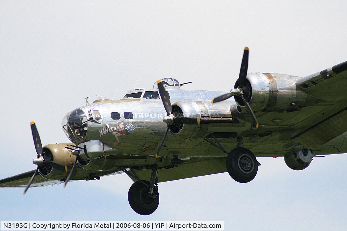 N3193G, 1944 Boeing B-17G Flying Fortress C/N 77255, Yankee Lady