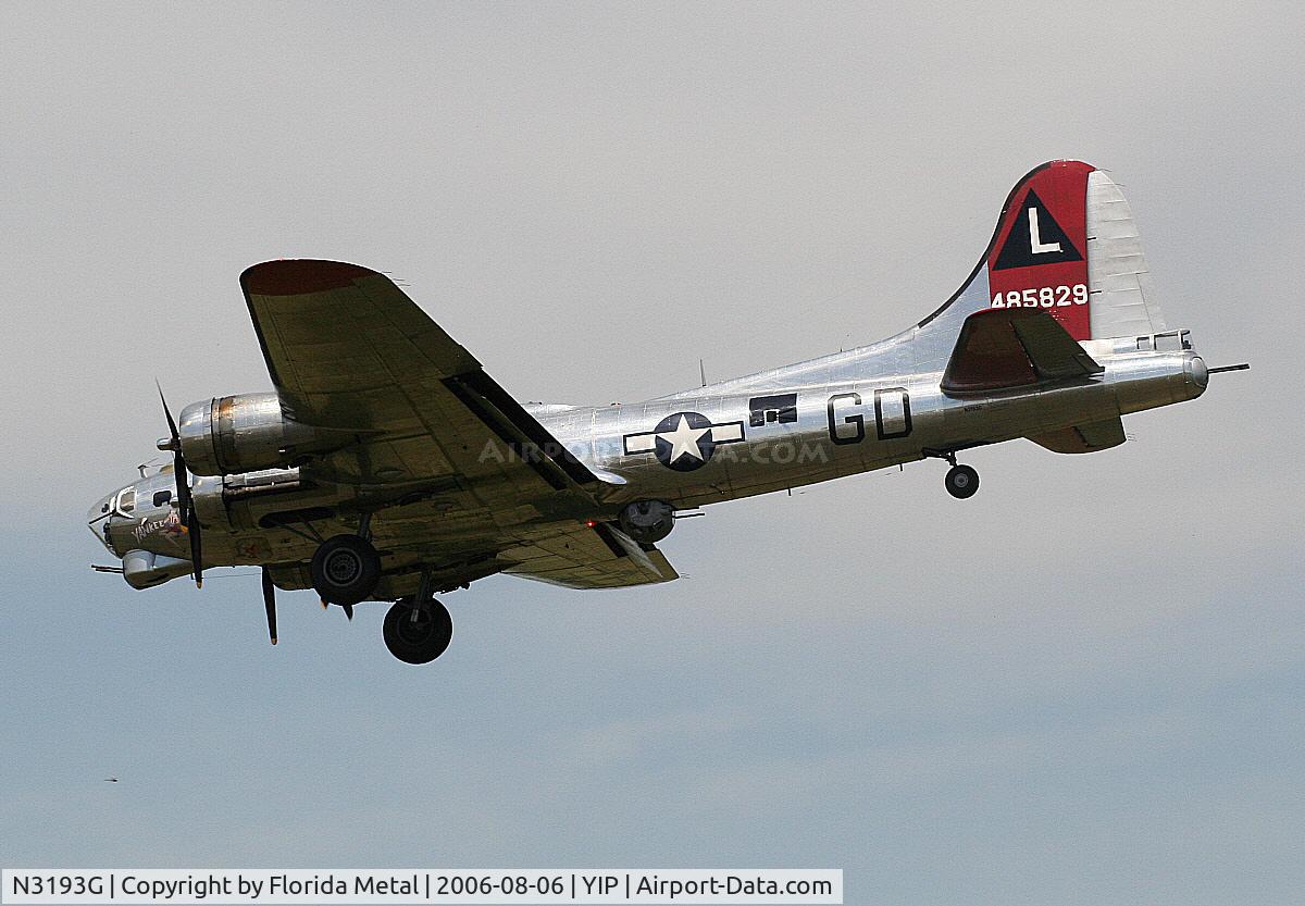 N3193G, 1944 Boeing B-17G Flying Fortress C/N 77255, Yankee Lady