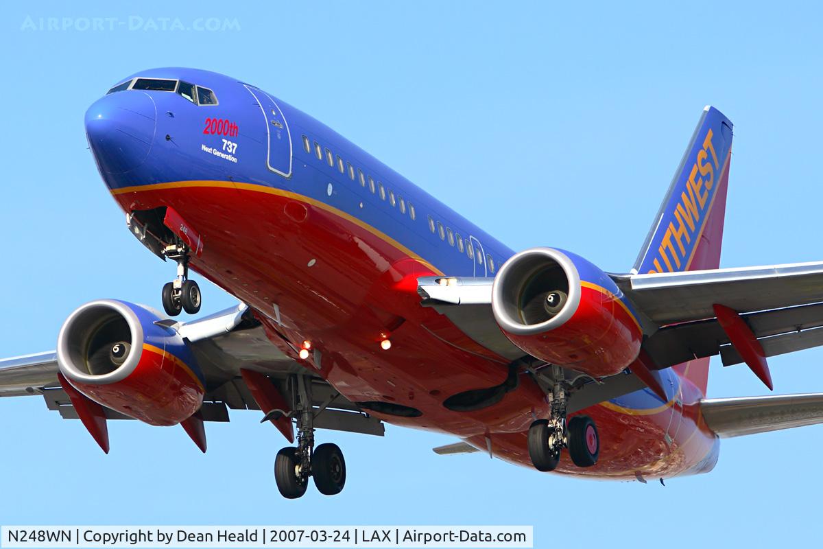 N248WN, 2006 Boeing 737-7H4 C/N 32509, Southwest Airlines N248WN 