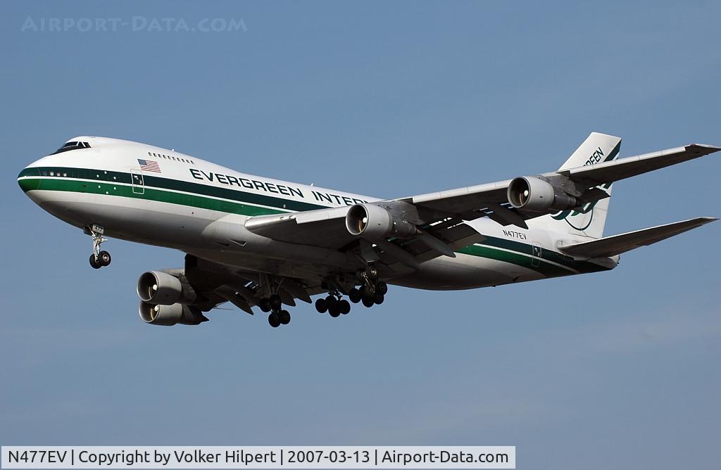 N477EV, 1974 Boeing 747SR-46(SF) C/N 20784, Boeing 747-SR46SF
