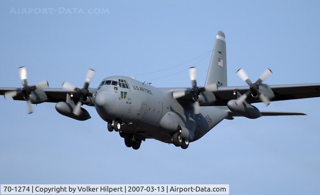 70-1274, 1970 Lockheed C-130E Hercules C/N 382-4429, Lockheed C-130E Hercules