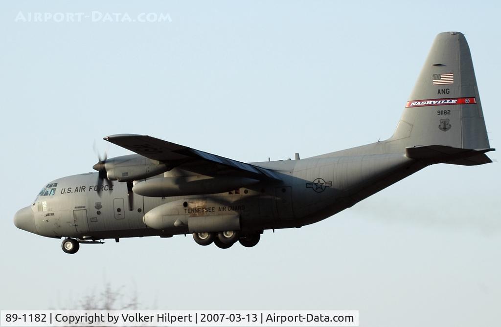 89-1182, 1990 Lockheed C-130H Hercules C/N 382-5190, Lockheed C-130H Hercules