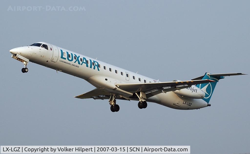 LX-LGZ, 2000 Embraer EMB-145LU (ERJ-145LU) C/N 145258, Embraer ERJ-145LU