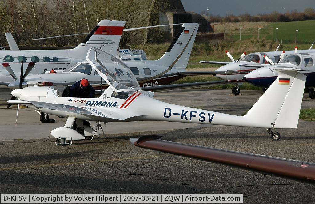 D-KFSV, 1990 Diamond HK-36R Super Dimona C/N 36314, Diamond Aircraft H36SD
