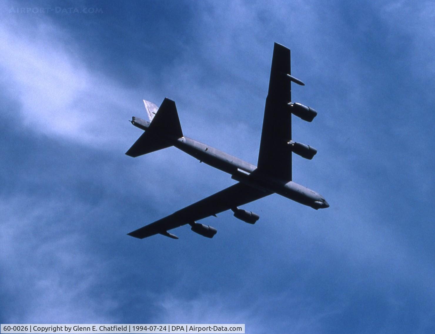 60-0026, 1960 Boeing B-52H Stratofortress C/N 464391, B-52H overflight