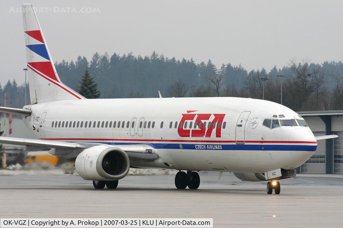 OK-VGZ, 1990 Boeing 737-4K5 C/N 24769, Single charter to Oslo/Gardermoen