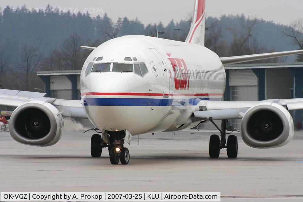 OK-VGZ, 1990 Boeing 737-4K5 C/N 24769, Single charter to Oslo/Gardermoen