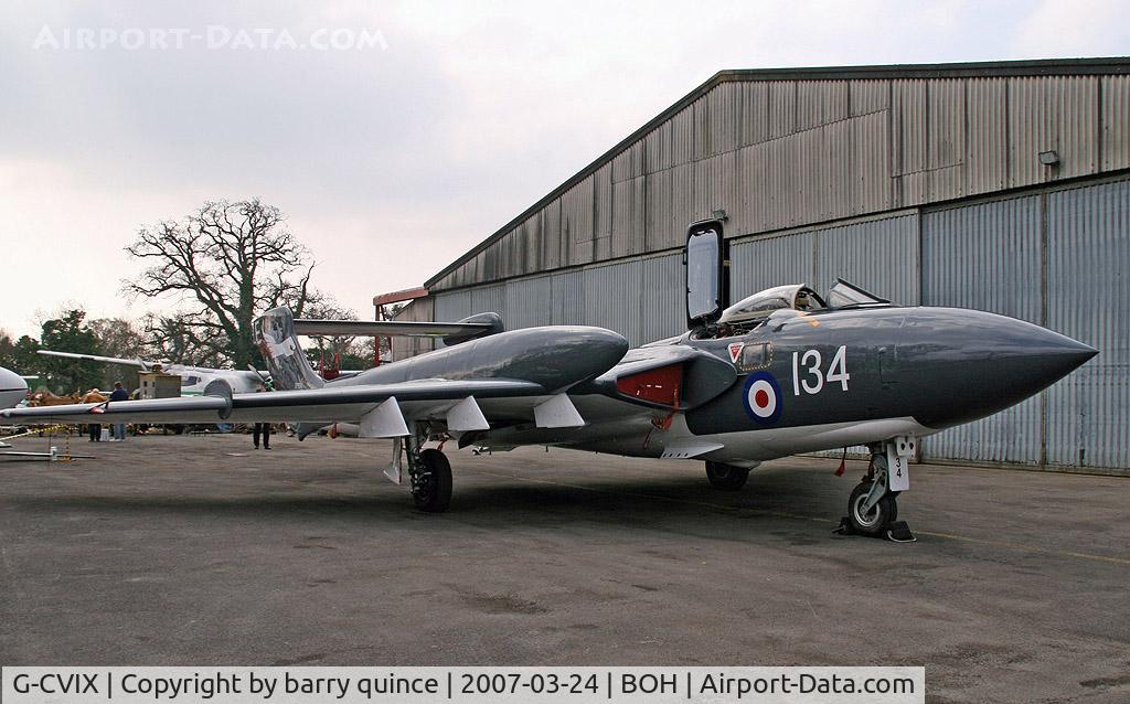 G-CVIX, 1963 De Havilland DH-110 Sea Vixen D.3 C/N 10132, DH 110 SEA VIXEN NOW PAINTED IN ROYAL NAVY COLOURS