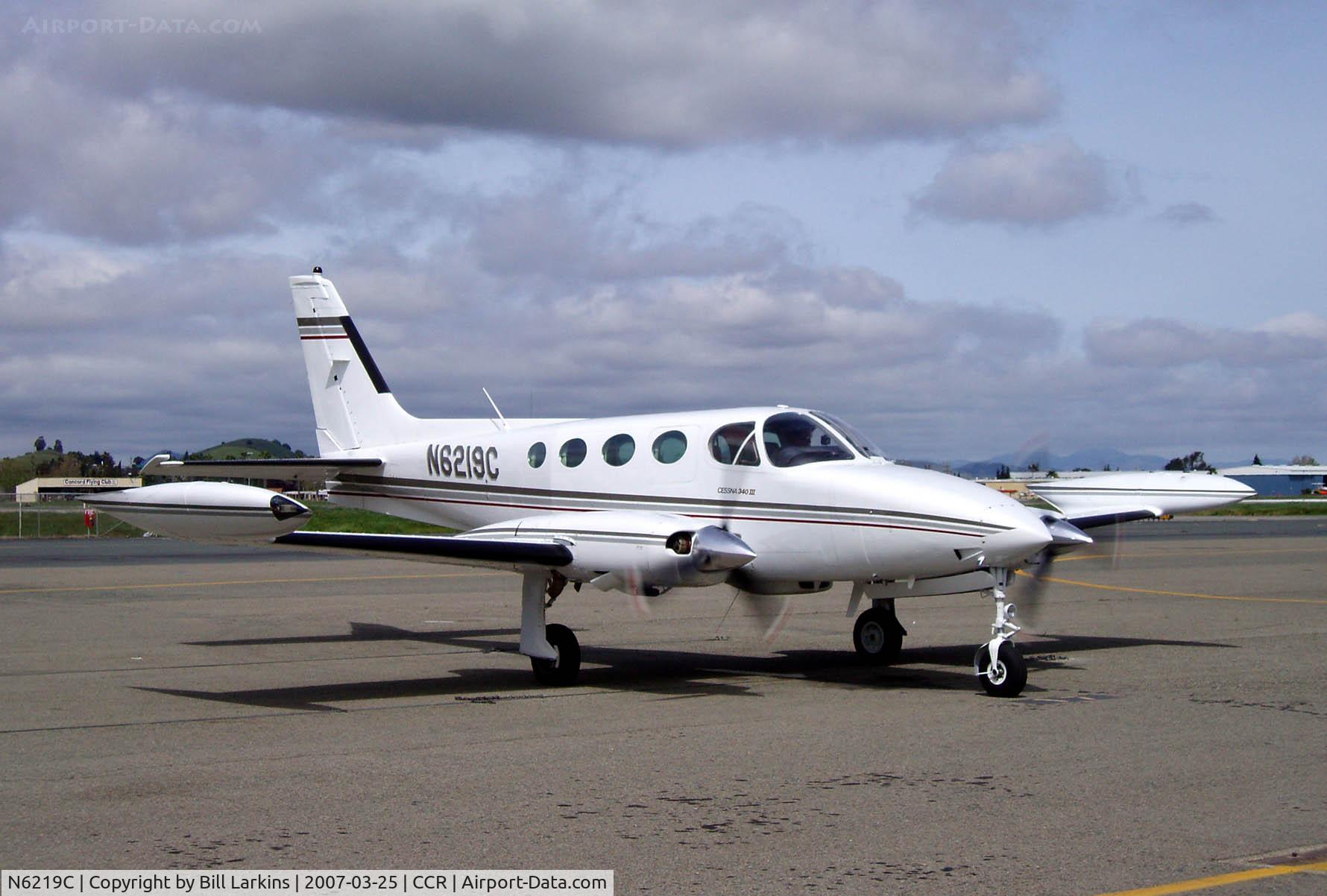 N6219C, 1977 Cessna 340A C/N 340A0424, Visitor from Montana
