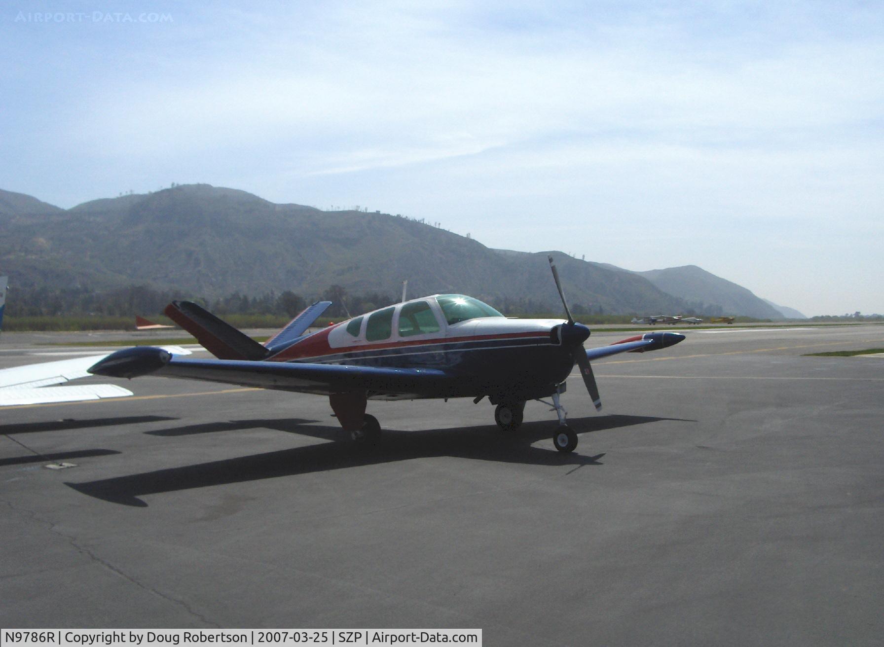N9786R, 1960 Beech M35 Bonanza C/N D-6299, 1960 Beech M35 BONANZA, Continental IO-470-C 250 Hp