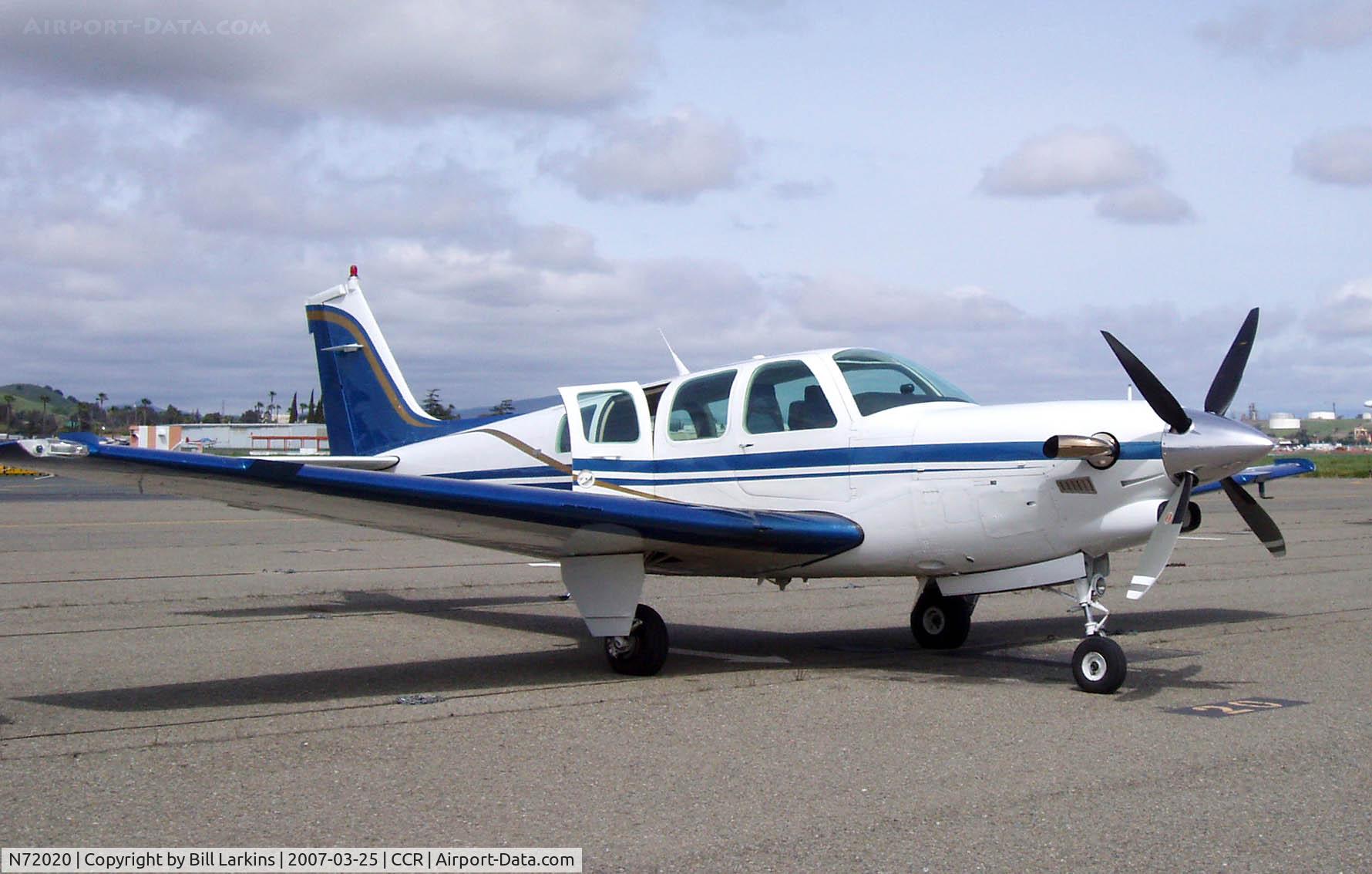 N72020, 1984 Beech B36TC Bonanza C/N EA-428, Visitor