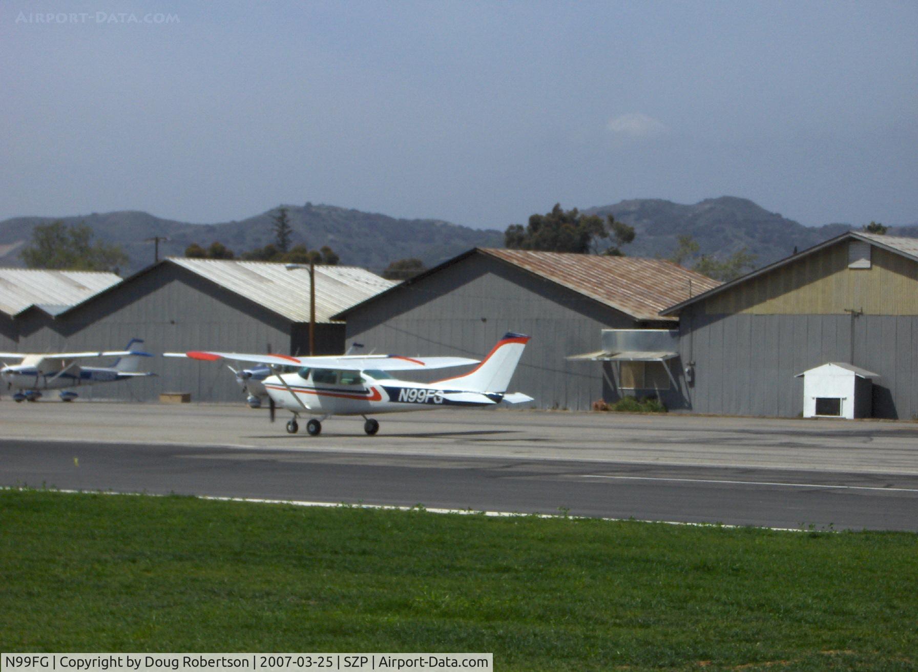 N99FG, 1998 Dassault Falcon 900EX C/N 27, 1966 Cessna 182K SKYLANE, Continental O-470 230 Hp, taxi turn after landing Rwy 22