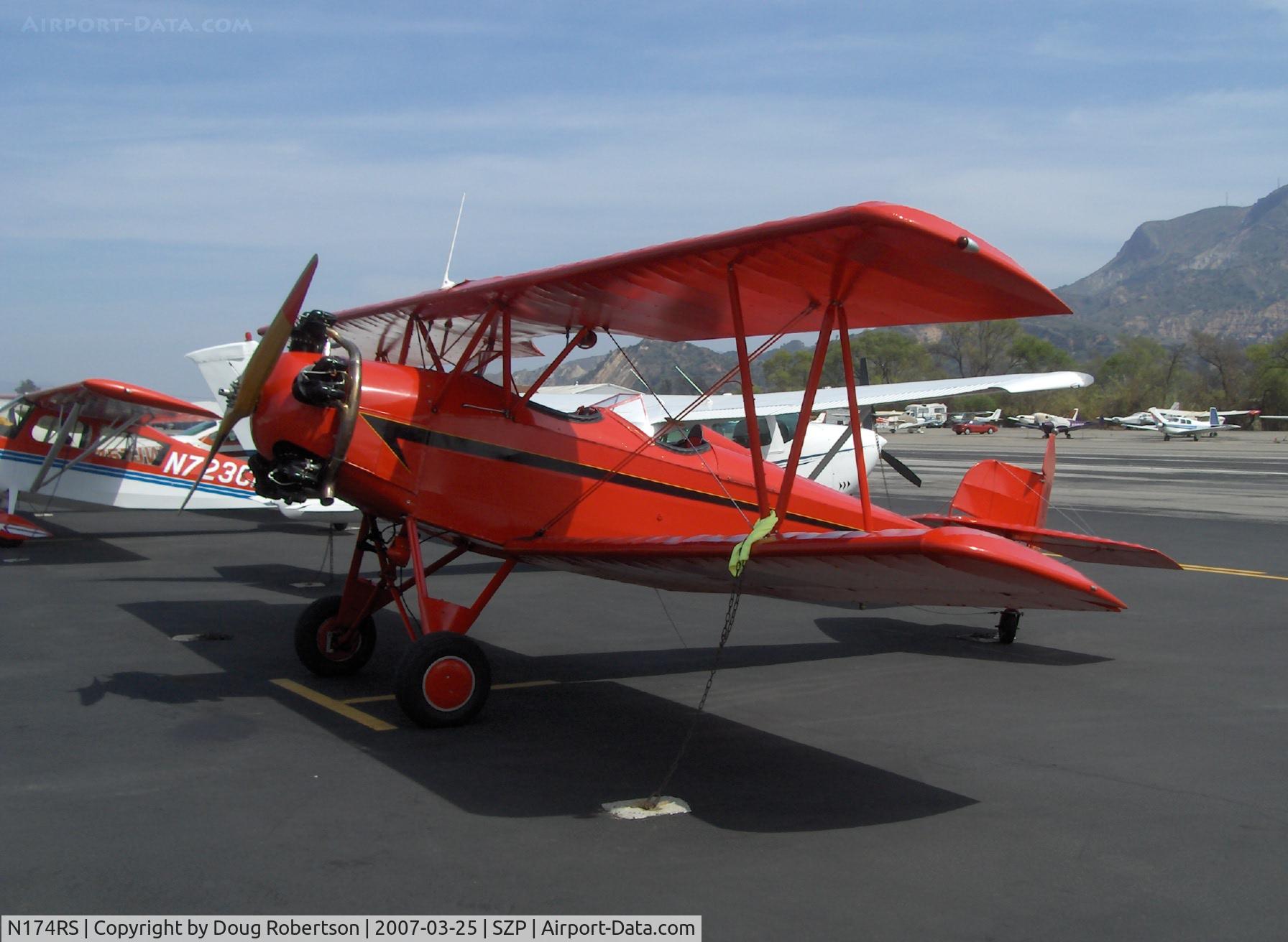 N174RS, 1936 Fleet 7B C/N 62, 1937 Fleet 7B, Kinner 5B 125 hp 5 cylinder radial engine