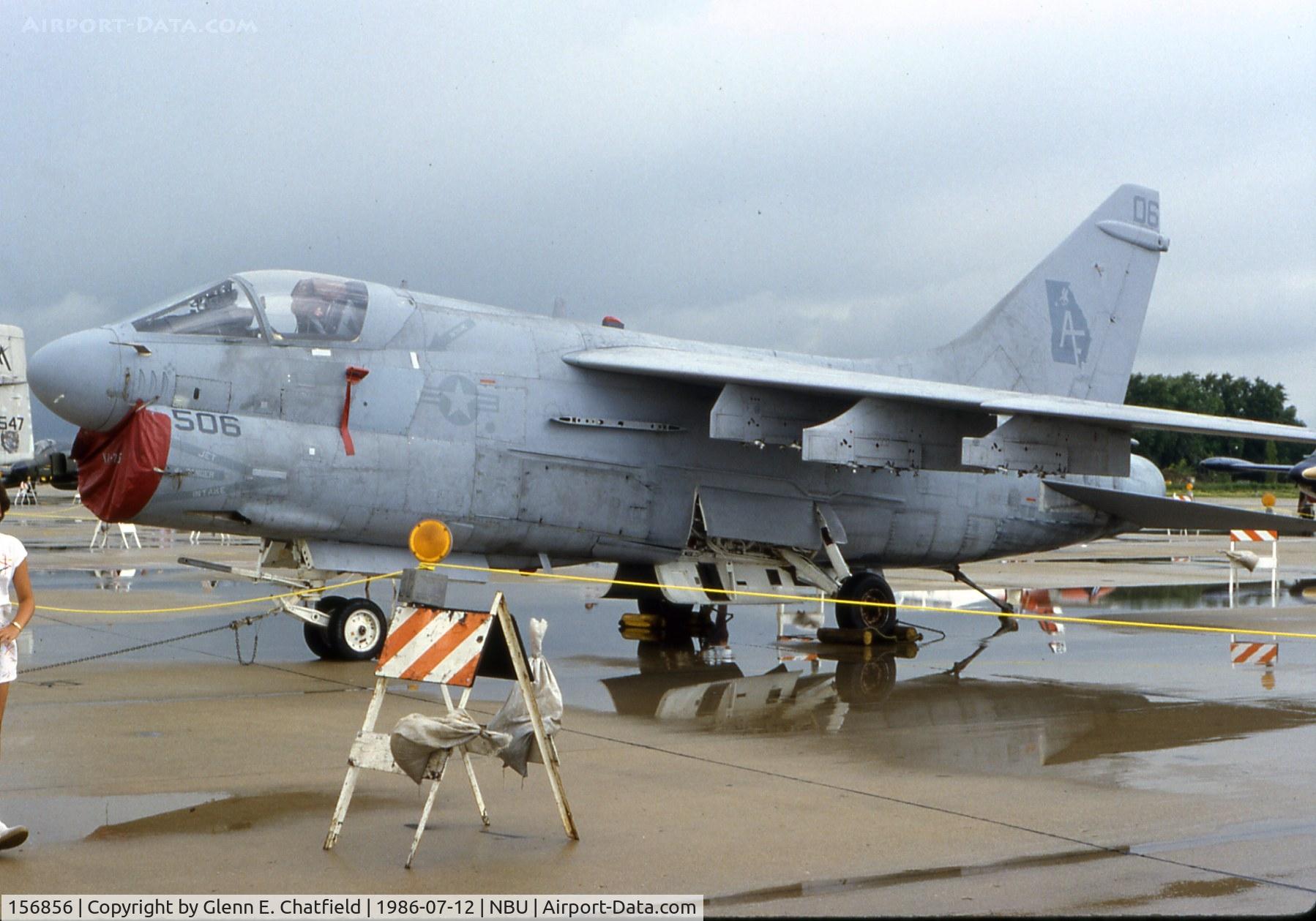 156856, LTV A-7E Corsair II C/N E-123, At the open house.