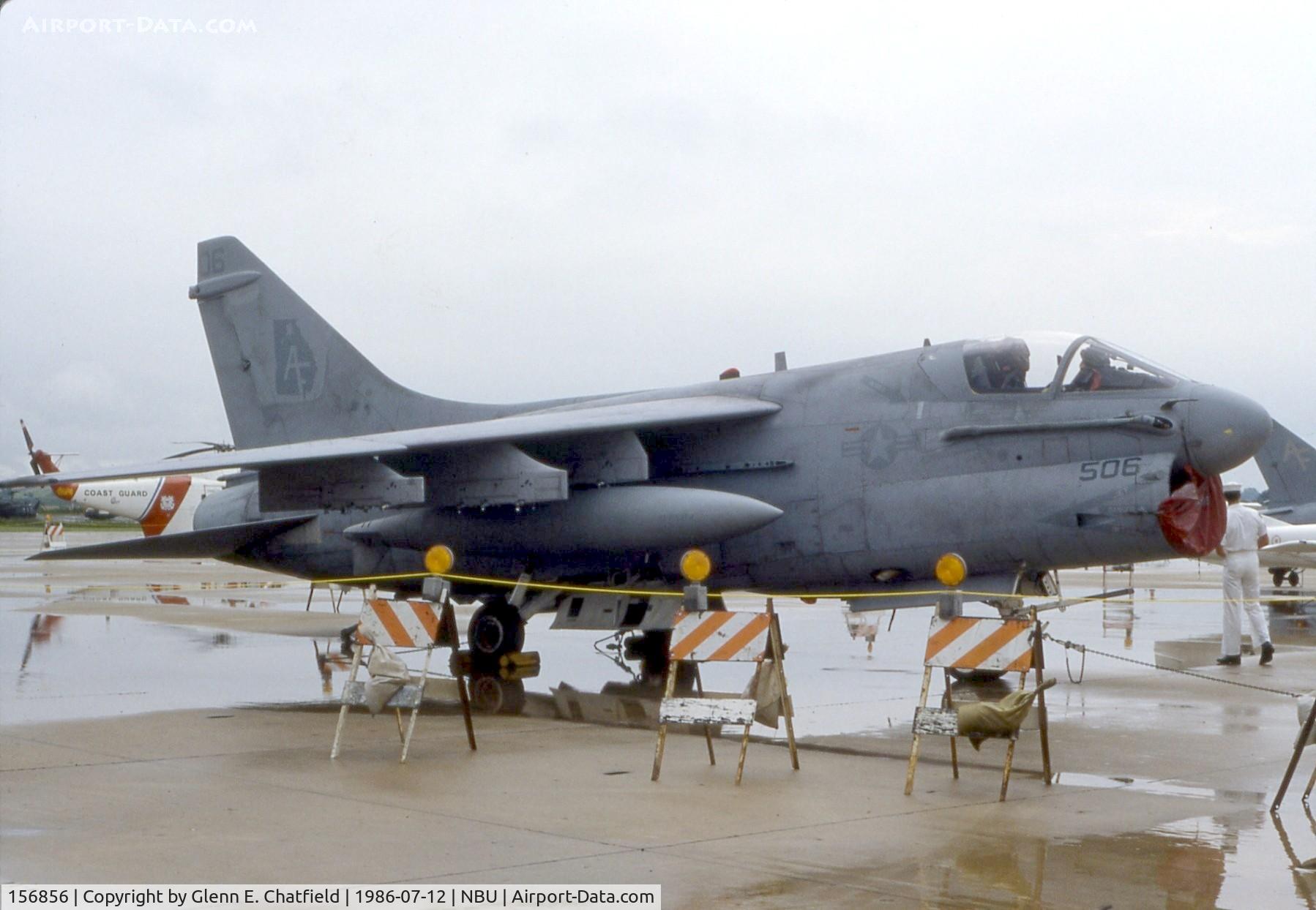 156856, LTV A-7E Corsair II C/N E-123, At the open house.