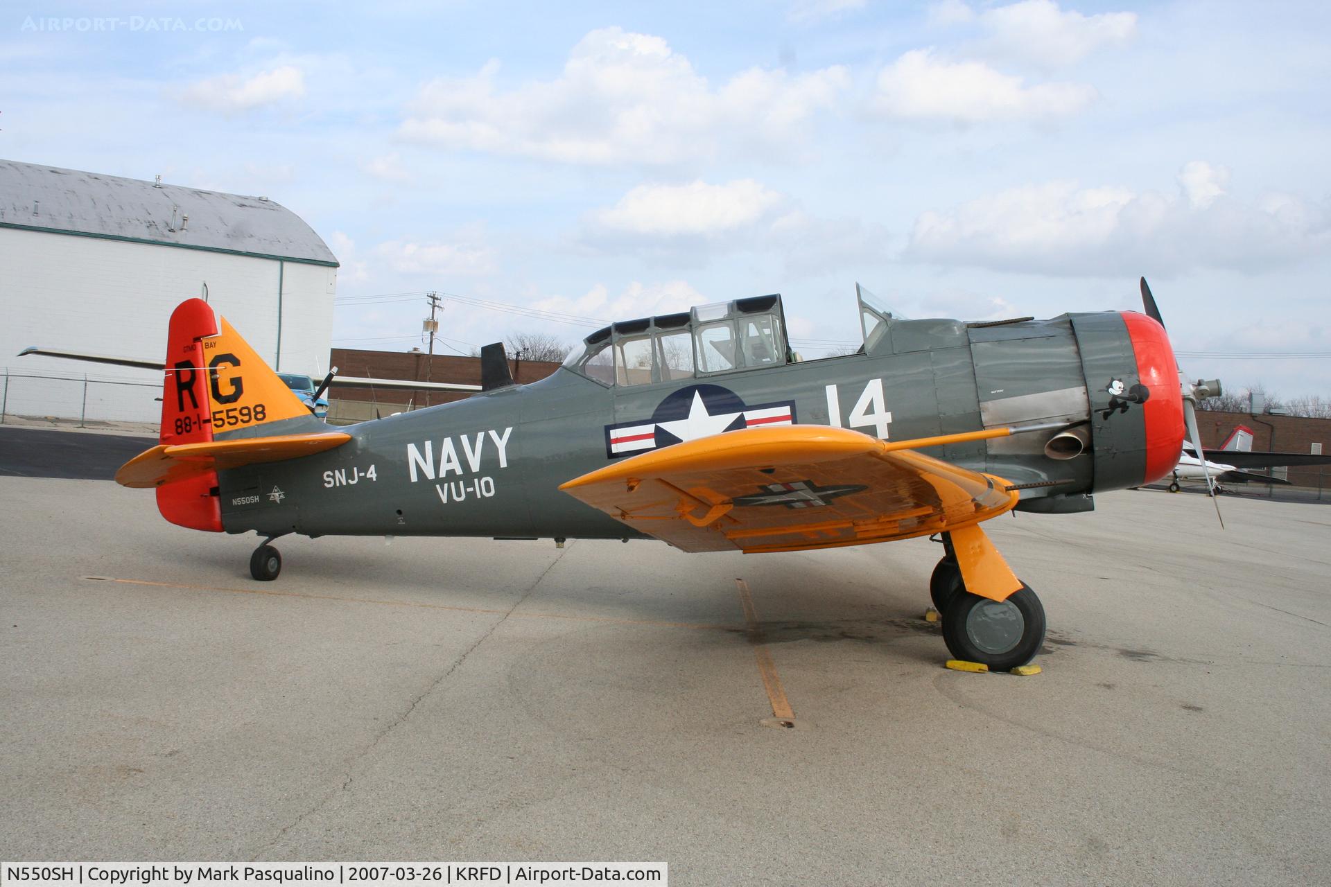 N550SH, 1943 North American AT-6D C/N 8815598, North American AT-6D