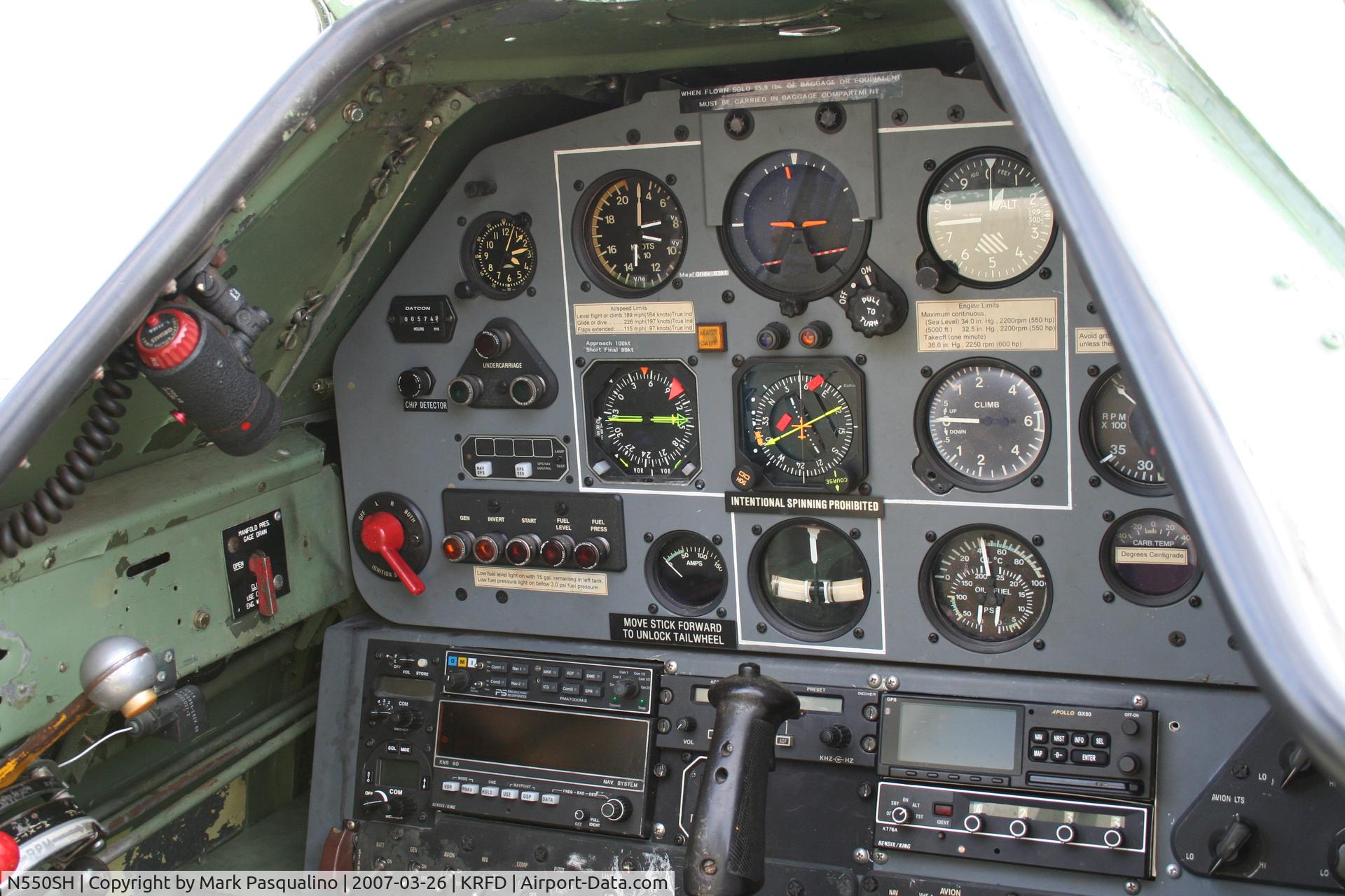 N550SH, 1943 North American AT-6D C/N 8815598, North American AT-6D