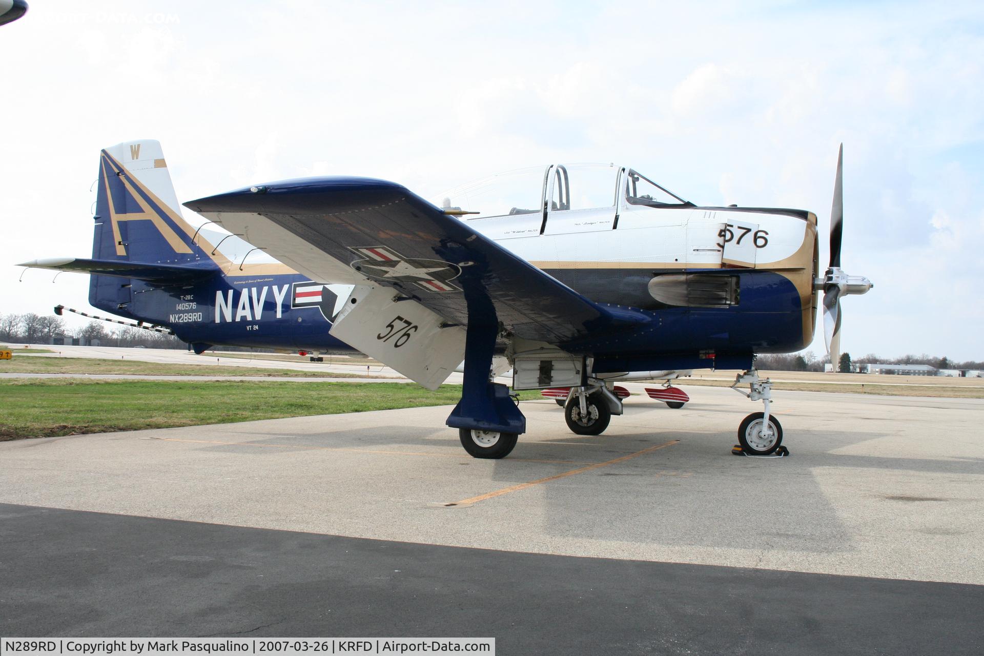 N289RD, 1956 North American T-28C Trojan C/N 226-153, North American T-28C
