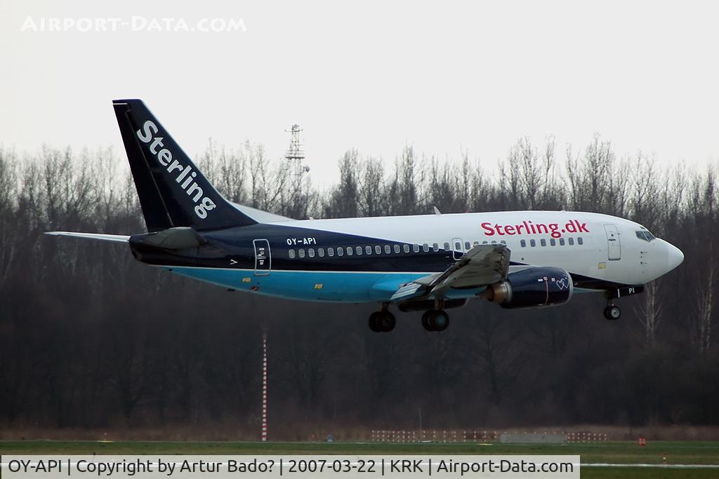OY-API, 1997 Boeing 737-5L9 C/N 28722, Sterling