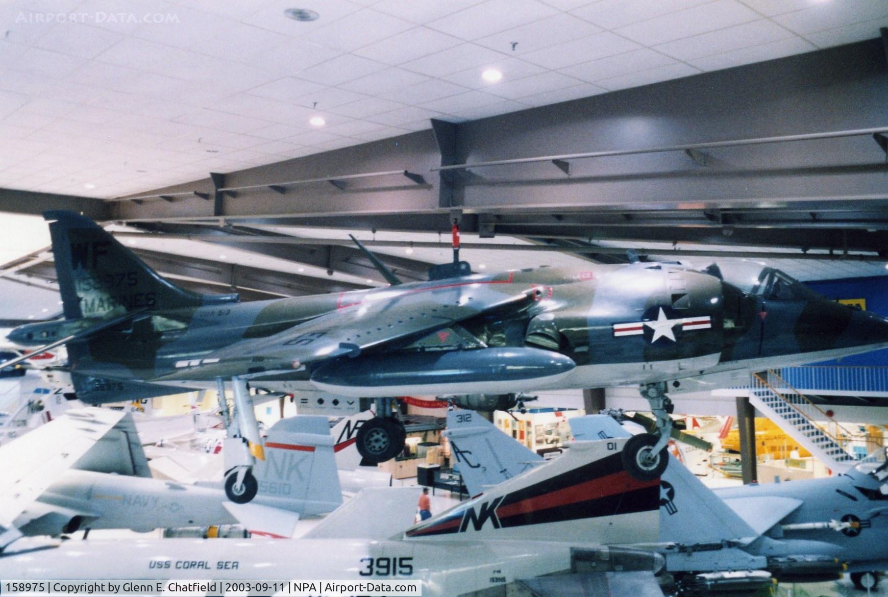 158975, Hawker Siddeley AV-8A Harrier C/N 712136, AV-8A at the National Museum of Naval Aviation